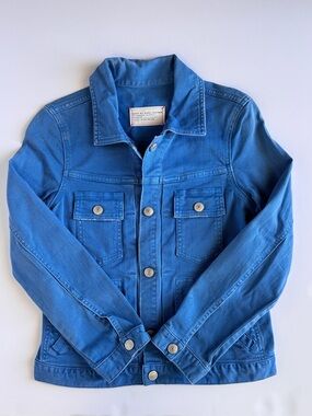 Marc By Marc Jacobs Electric Blue Denim Button Jacket